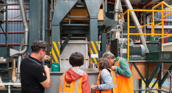 Visiter l'usine de nettoyage des semences Bejo